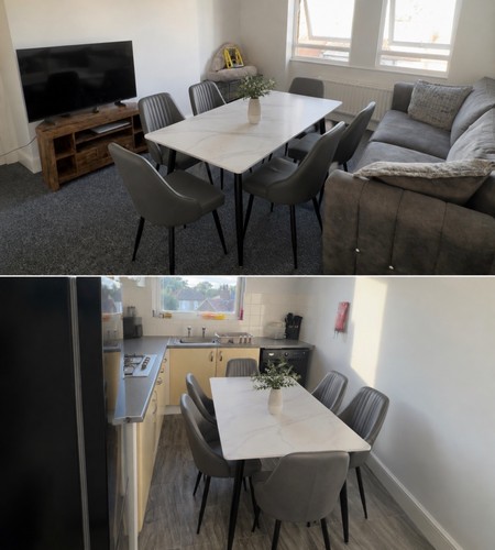 Marble dining table brand new - marble,