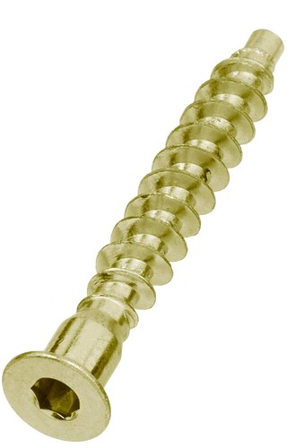 Yellow hex socket flat - yellow,