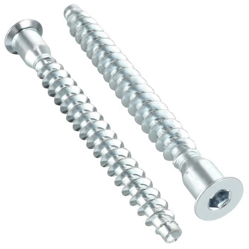 Steel confirmat cabinet screws - cabinet,