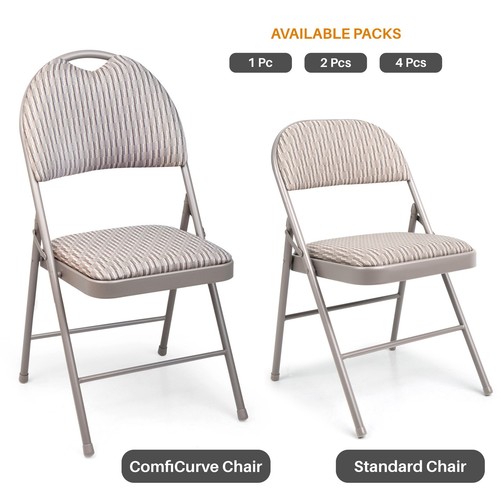 Metal folding chair high back - high,
