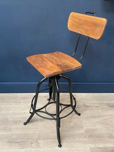 Vintage mango wood industrial - wood,