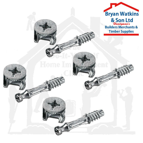 5mm universal cam fixings - 12.5mm,