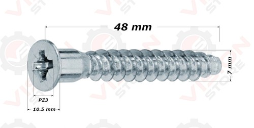 48mm confirmat screws - m7,