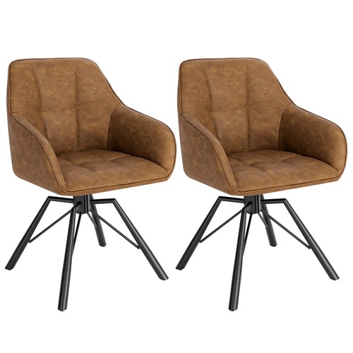 Set swivel dining chairs - set, of