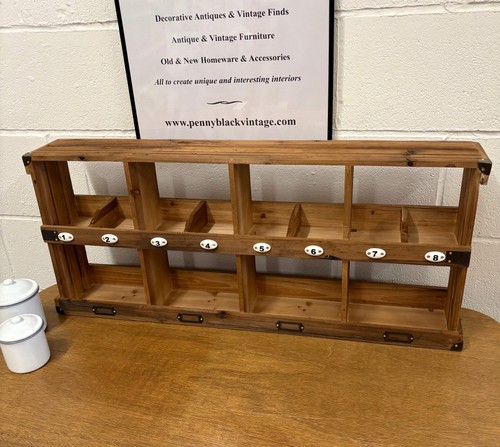 Wood cubby pigeon hole wall - cubby,